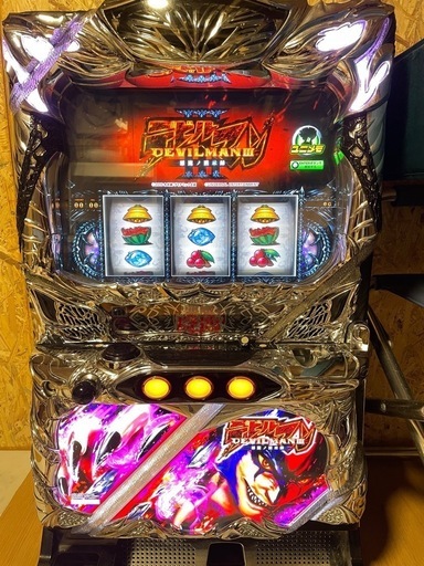 値下げ交渉OK パチスロ デビルマンIII 悪魔ノ黙示録 コイン不要機 付