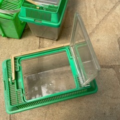 虫かご4個セット（プラスチック製）の画像