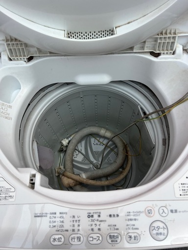 (運搬費込)(一人暮らし向け)TOSHIBA中古洗濯機