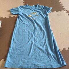 DOLCE FIATO 水色 半袖ニットワンピース M