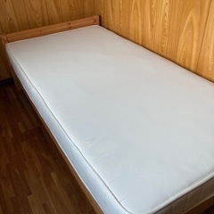 無印良品　木製ベッド　マットレスセット