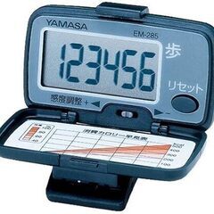◆山佐(YAMASA) 万歩計 デジ・ウォーカーBIG ブラック◆