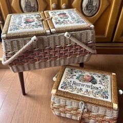 昭和レトロ　Fruits of the Loom ソーイングボッ...