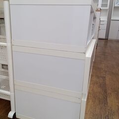 ★ジモティ割あり★  チェスト ベージュ H69.5×D42×W89 クリーニング済み MT4391の画像