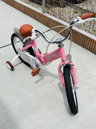 衝撃の激安コスパ・掘り出し物も ピンクの自転車 16インチ 柏の自転車の中古あげます (なぎさ) 自転車本体