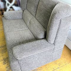 メーカー不明 ◆ソファ◆ 2人掛け ハイバック リビング家具の画像