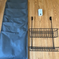ダイソー収納用品4種　USB付コンセント（3口）