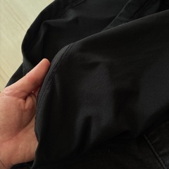 マタニティデニム★黒の画像