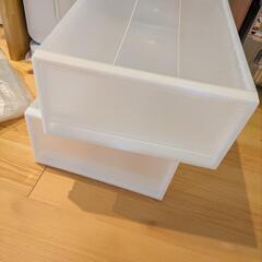 無印良品　ポリプロピレン収納ケース　２個セットの画像