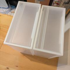 無印良品　ポリプロピレン収納ケース　２個セットの画像
