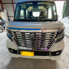 R2年スペーシアカスタム　ハイブリッドMK53S　パール　車検た...