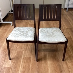 椅子2脚セット【町田市再生家具】250447