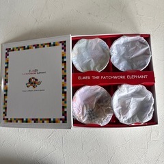 ELMER THE PATCHWORK ELEPHANT洋皿セット
 の画像