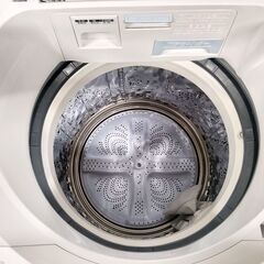 SHARP 電気洗濯乾燥機 洗濯/乾燥 8.0/4.5kg 2022年製 ES-TX8G-Wの画像