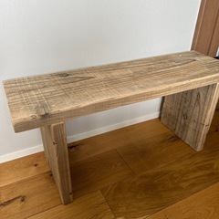 木製ベンチ　ローテーブル