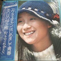 レコード LP アグネス・チャン はじめまして青春 2枚組 写真集