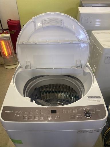 ◎ 洗濯機SHARP シャープ7kg ES-GS7H-T 2024年製動作確認済み