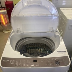 ◎ 洗濯機SHARP シャープ7kg ES-GS7H-T 2024年製動作確認済み