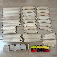【IKEA】木製レール　鉄道　セット　まとめ売り
