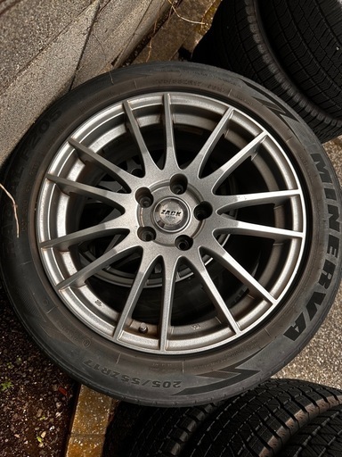 ZACK JP-104 タイヤ、ホイールセット 205/55R17