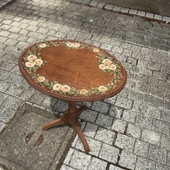 花柄サイドテーブル