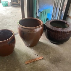 壺と火鉢のセット