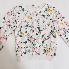 H&M 花柄カーディガン