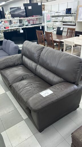 ☆ジモティ割あり☆ 3人掛けソファー ブラウン H95×D80×W173