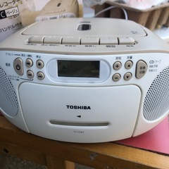 NO:3583値下げ‼️東芝CDラジオカセットレコーダー‼️コンパクト超お買い得品❣️の画像