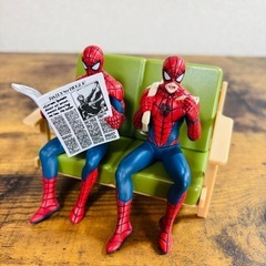 スパイダーマンの日常　インテリアソファー