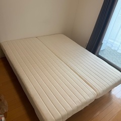 ニトリセミシングル足つきマットレス2台