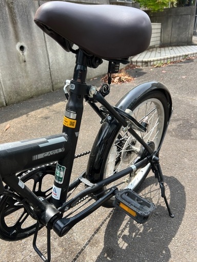 【美品】折り畳み自転車　