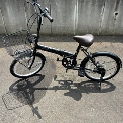 【美品】折り畳み自転車　