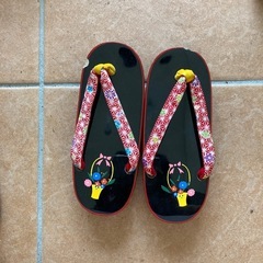 【5/15まで】こども　下駄　中古