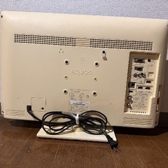 シャープ AQUOS 液晶テレビ24V型ワイドの画像