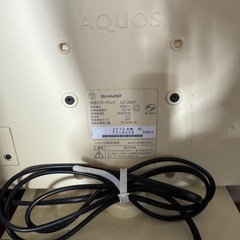 シャープ AQUOS 液晶テレビ24V型ワイドの画像