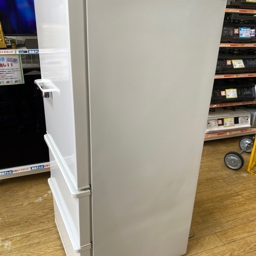 ?人気?AQUA 2022年式 272L冷蔵庫 AQR-SV27MW-1 ホワイト 耐熱テーブル ファミリー 料理 右開き No597