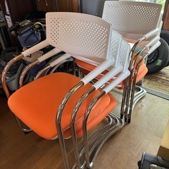 【⭐︎2脚セット】ザーマスチェア⭐︎オフィス⭐︎人気のオレンジ