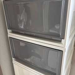 本日のみ　衣装ケース3つ　積み重ねOK アイリスオーヤマ