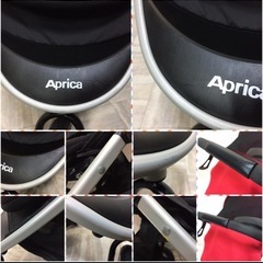 人気 3輪 ベビーカー アップリカ スムーヴ ABの画像