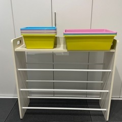 子供用おもちゃ収納の画像