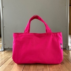 【ハンドメイド】丸底帆布トートバッグ 新品未使用 0514