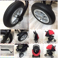 人気 3輪 ベビーカー アップリカ スムーヴ ABの画像