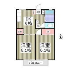 🧡💛フリーレント1ヶ月付き💛🧡敷礼ゼロ🎶バストイレ別🎶東松山駅バ...