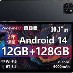 【新品未使用】タブレット 本体 Android14 10インチ ...