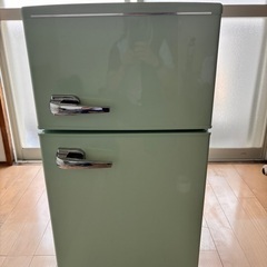 2ドア冷蔵庫