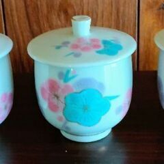 蓋付き茶器×3点