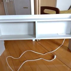 ベッドボード(ベッドヘッド)　後付け収納ラック