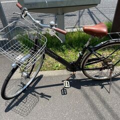 自転車　No.268　シティサイクル　27インチ　6段切り替え　...