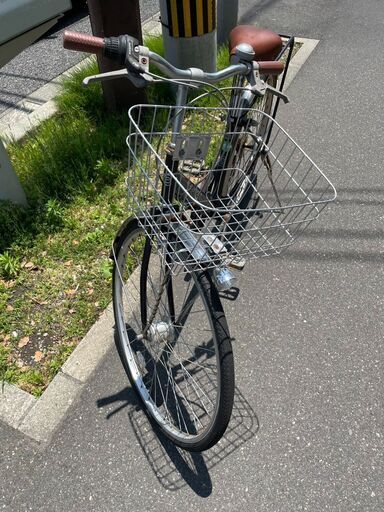 自転車No.268シティサイクル27インチ6段切り替えLEDオートライト